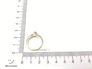 anillo oro 18k con piedra con diamante
