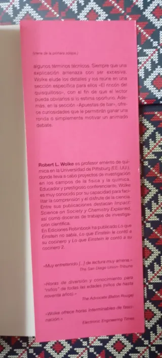 Libro Lo que Einstein le contó a su barbero.