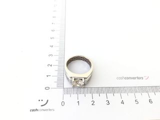 sello oro 18k con diamante de laboratorio t. 18 (18,47 mm)