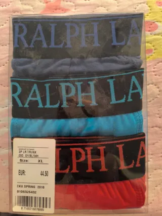 Polo Ralph Lauren Calzoncillos 3 Pack Takla XL