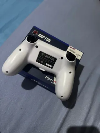 Mando Raptor PS4 Inalámbrico Blanco