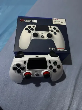 Mando Raptor PS4 Inalámbrico Blanco