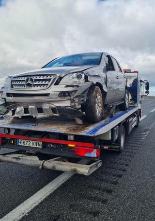 Ventilador radiador a1645000193 mercedes ml 46180