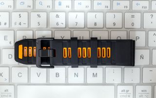 Correa para Garmin Fenix 26mm Negra y Naranja