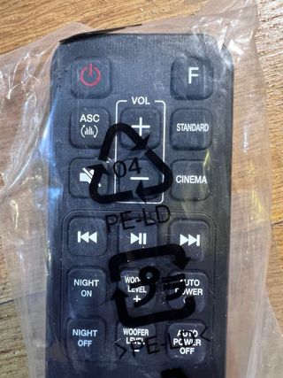 Comando LG Soundbar Novo - AKB74815376