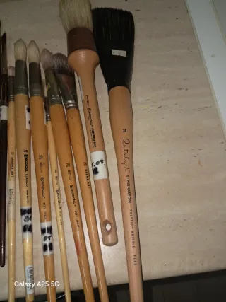 Set de Pinceles y Espátulas de Arte