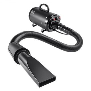 Secador de Perros, Secador de Pelo para Mascotas de 2000W/2.7HP, Secador de Pelaje para Mascotas con Velocidad y Control de Temperatura Ajustables, Secador de Pelo para Mascotas con 4 Boquillas y ...