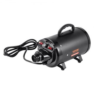 Secador de Perros, Secador de Pelo para Mascotas de 2000W/2.7HP, Secador de Pelaje para Mascotas con Velocidad y Control de Temperatura Ajustables, Secador de Pelo para Mascotas con 4 Boquillas y ...
