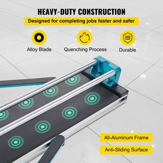 Cortadora de Azulejos de 1200MM, Cortadora Manual de Cerámica de Alta Precisión para Pisos, Máquina de Corte de 48 Pulgadas para Corte de Precisión