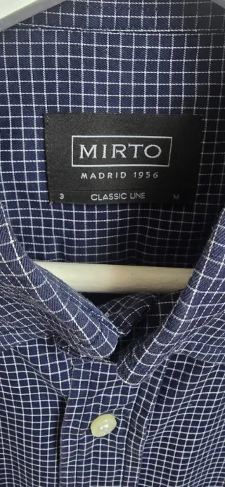 Camisa "Mirto" Oxford Cuadros Vichy. Talla M