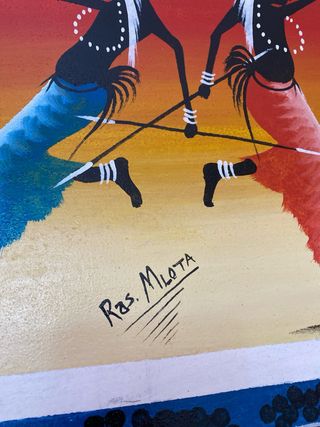 Cuadro Decorativo Tribal Figuras