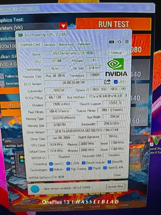 Nvidia GTX 1070 8GB Gddr5 kfa2