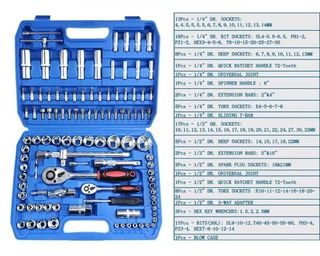 Set Utensili Auto 108 Pezzi