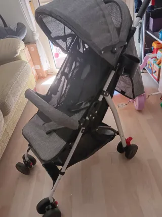 Silla de paseo gris