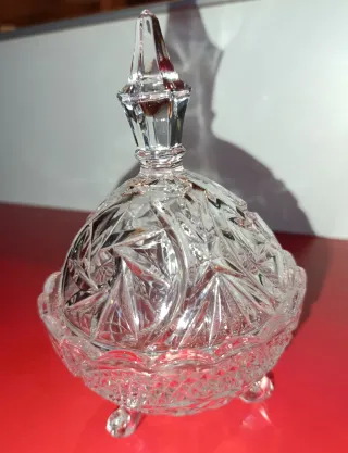 Nueva.Bombonera Cristal d'Arques con 3 patas
