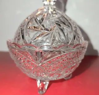 Nueva.Bombonera Cristal d'Arques con 3 patas