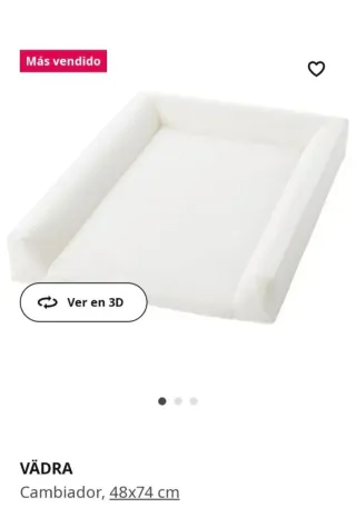 Mueble cambiador bebé con colchoneta