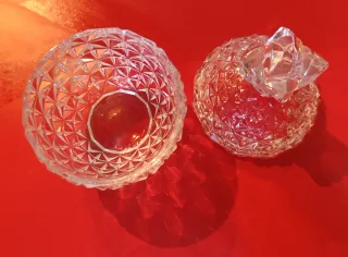 Nueva.Bombonera cristal D'Arques diseño Piña