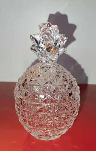 Nueva.Bombonera cristal D'Arques diseño Piña