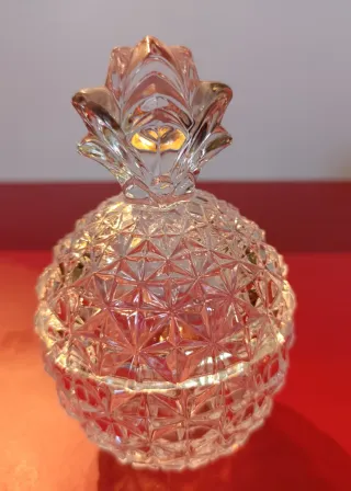 Nueva.Bombonera cristal D'Arques diseño Piña