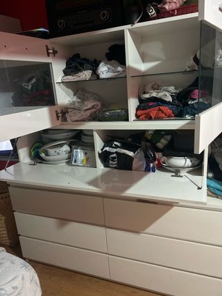 Mueble salón 3 piezas blanco