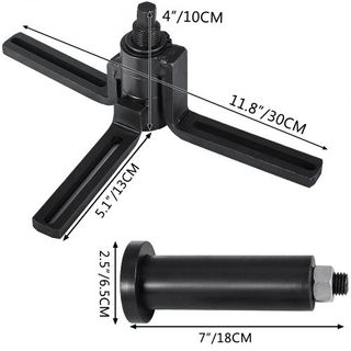 Separador de Carcasa de Cigüeñal Extractor Instalador con Brazos Ajustables Tornillo de Montaje ATV Crank