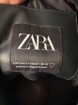 Giacca Zara Uomo Oversize Pelle M