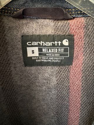 Giacca camicia jeans Carhartt uomo taglia S