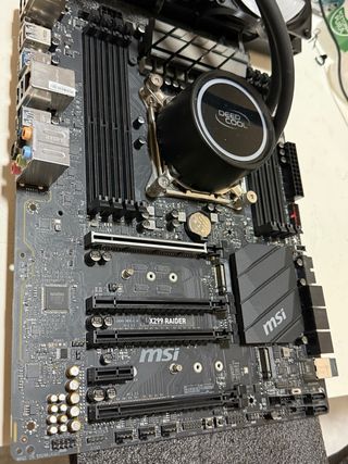 Placa Base MSI X299 Raider + i7 7800X + Refrigerac