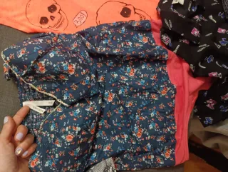 Lote seis camisetas y camisa vintage