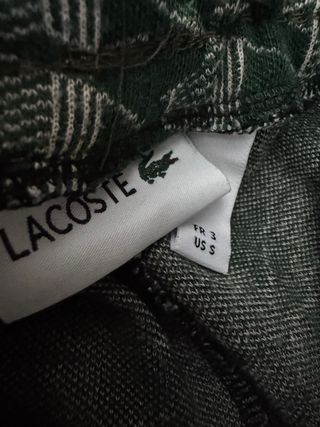 Tuta Lacoste Monogram Verde e Bianca
