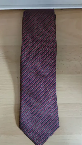 Corbata de seda Vintage Rayas