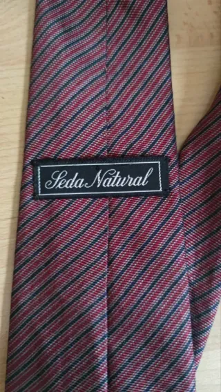 Corbata de seda Vintage Rayas