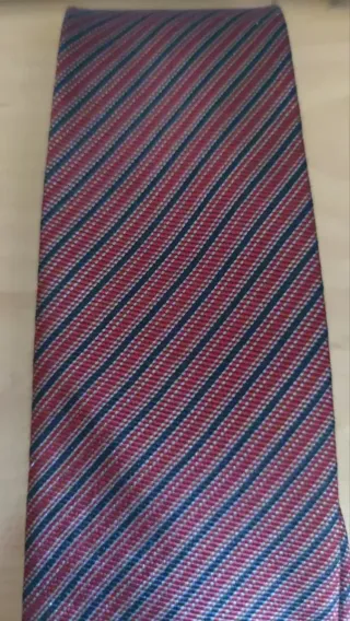 Corbata de seda Vintage Rayas