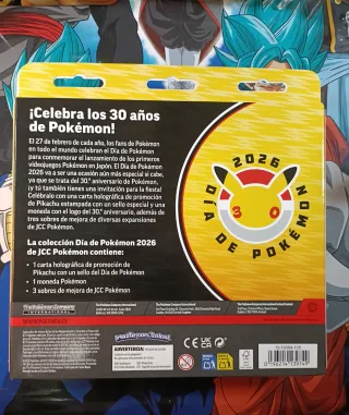 Pokemon TCG Caja Aniversario 2026 día de Pokémon