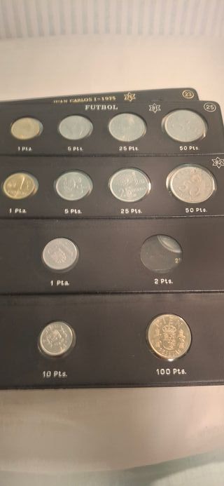 Monedas Franco, Rey y Mundial 82