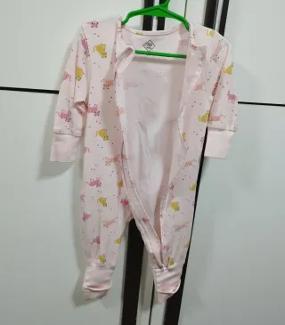Pijama bebé estampado tigres rosa