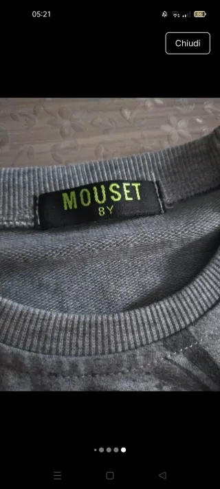 Felpa leggera bambino MOUSSE