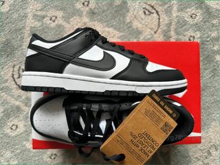 Nike Dunk Low Panda Negras Blancas Talla 40.5
