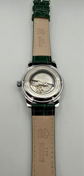 Orologio Liv Morris Automatico Nuovo Verde Argento
