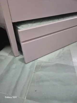 Cama nido rosa