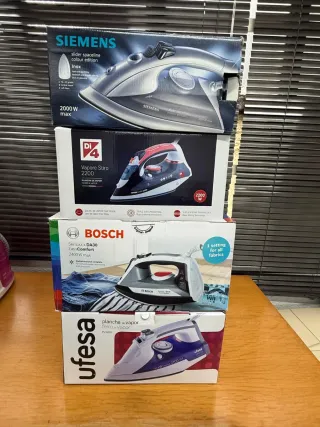 Plancha de vapor Siemens, Bosch, Ufesa