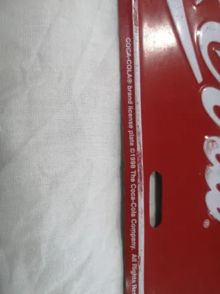 Chapa Coca-Cola licencia 1988