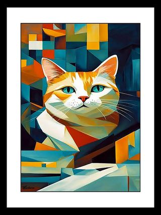 Quadri Decorativi Cubisti Multicolore