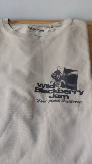 Camiseta Pull&Bear, Algodón, Talla L