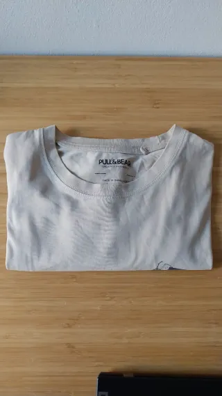 Camiseta Pull&Bear, Algodón, Talla L