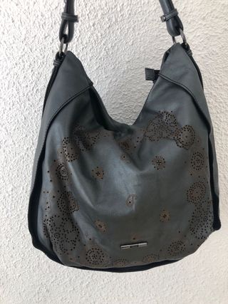 Bolso Tous Gris y Marrón