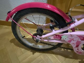 Bicicleta infantil 16 pulgadas rosa