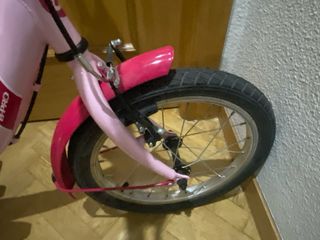 Bicicleta infantil 16 pulgadas rosa
