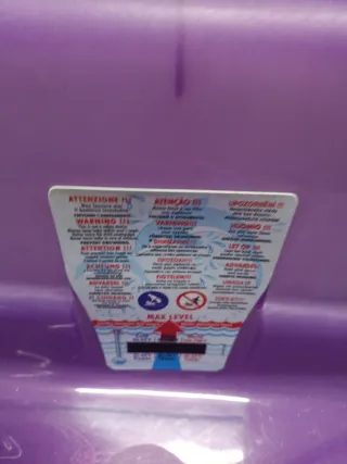 Bañera para bebé morada